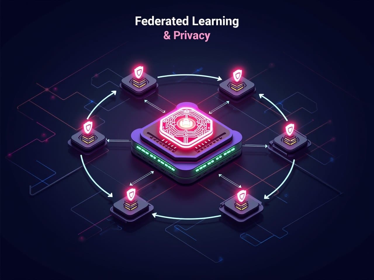 Privacy-preserving machine learning framework visualization