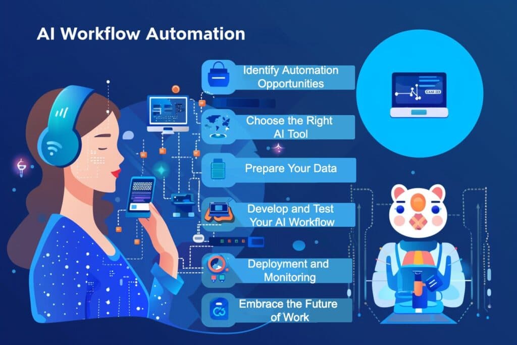 AI workflow integration diagram showing data privacy controls